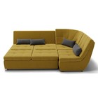 Диван угловой «Калифорния 3», механизм пума, универсальный, велюр, цвет селфи 08/подушки 07 - Фото 3