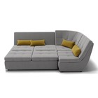 Диван угловой «Калифорния 3», механизм пума, универсальный, велюр, цвет селфи 15/подушки 08 - Фото 3