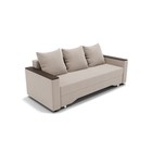 Прямой диван «Квадро 2», механизм еврокнижка, велюр, цвет селфи 01 - Фото 2
