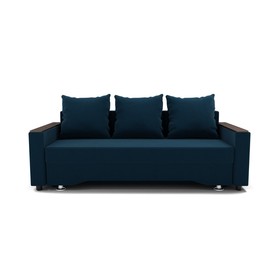 Прямой диван «Квадро 2», механизм еврокнижка, велюр, цвет селфи 02