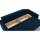 Диван прямой «Квадро 3», механизм еврокнижка, велюр, цвет селфи 02  (артикул 9437806)  большой выбор товаров оптом и в розницу по низким ценам с доставкой