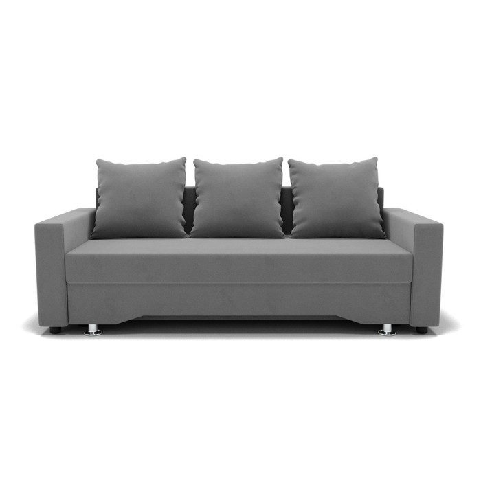 Диван прямой «Квадро 3», механизм еврокнижка, велюр, цвет селфи 15