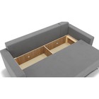 Диван прямой «Квадро 3», механизм еврокнижка, велюр, цвет селфи 15 9437807