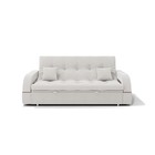Прямой диван «Майами 1», механизм венеция, велюр, цвет селфи 01 / подушки 01 - Фото 2