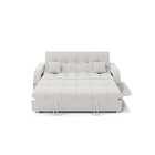 Прямой диван «Майами 1», механизм венеция, велюр, цвет селфи 01 / подушки 01 - Фото 4