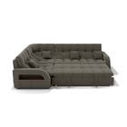 Диван угловой «Майами 3», механизм венеция, универсальный, велюр, цвет селфи 03/подушки 03 - Фото 4