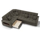 Диван угловой «Майами 3», механизм венеция, универсальный, велюр, цвет селфи 03/подушки 03 - Фото 5