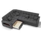 Диван угловой «Майами 3», механизм венеция, универсальный, велюр, цвет селфи 07/подушки 07 - Фото 5