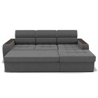 Диван угловой «Манчестер», механизм венеция, угол правый, велюр, цвет селфи 07 9437900