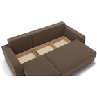 Диван – трансформер «Модерн 2», пантограф, угол левый, велюр, цвет селфи 03/подушки 01 9437920