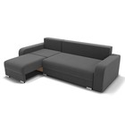 Диван – трансформер «Модерн 2», пантограф, угол левый, велюр, цвет селфи 07/подушки 08 9437921