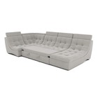 П-образный диван «Монако 4», механизм венеция, универсальный, велюр, цвет селфи 01 - Фото 2