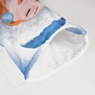Мешок новогодний на шнурке, цвет голубой/разноцветный - Фото 4
