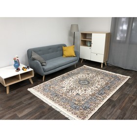 

Ковёр прямоугольный Shahreza d206, размер 160x220 см, cream-blue
