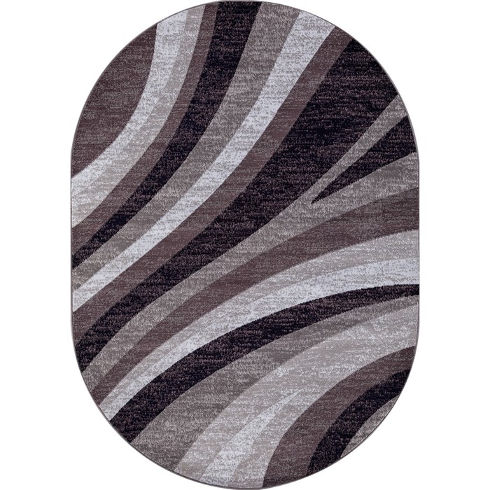 Ковёр овальный Merinos Silver, размер 80x150 см, цвет gray-purple - Фото 1