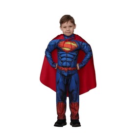 Карнавальный костюм "Супермэн" с мускулами Warner Brothers р.110-56