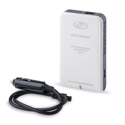 Преобразователь напряжения-инвертер Autovirazh AV-015100, 12 В-220 В, USB