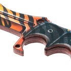 Сувенир деревянный нож охотничий «Тигр», 25 см. - фото 3886229