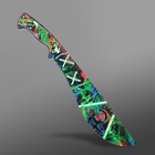 Сувенир деревянный нож мачете «Граффити», 43 см. - фото 3886242