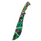 Деревянный нож мачете «Граффити», длина 43 см - фото 9463147