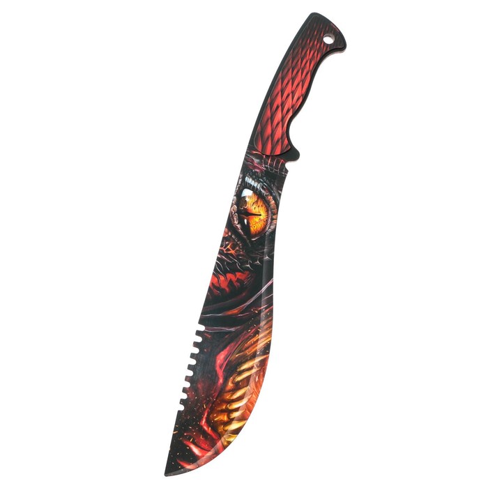 Деревянный нож мачете «Дракон», длина 43 см - фото 1886991605