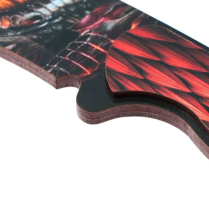 Деревянный нож мачете «Дракон», длина 43 см - фото 1886991607