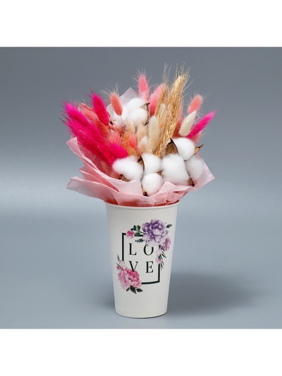 Стакан для цветов влагостойкий «Рамка», 400 мл