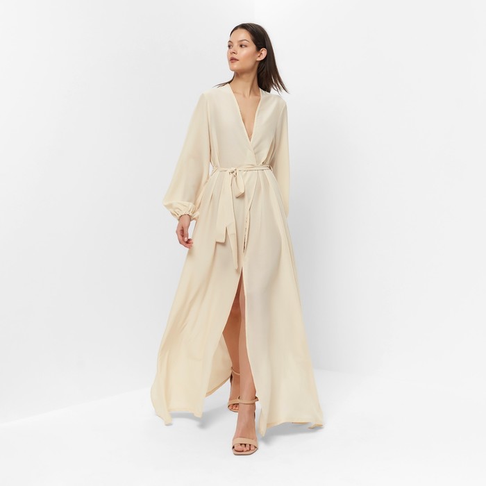 Платье (парео) женское MINAKU: Summer time цвет молочный, р-р 46-48