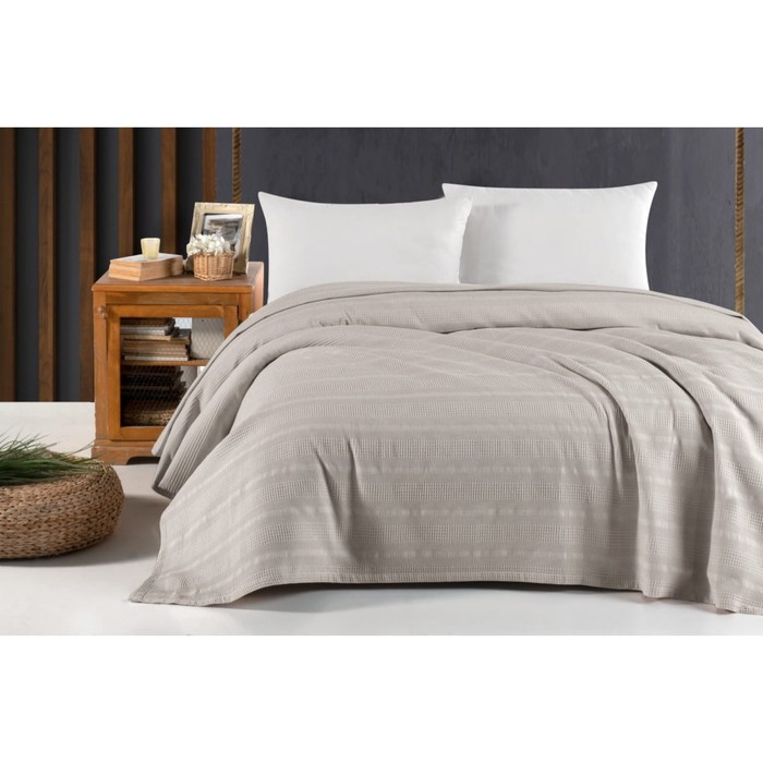 Плед Joyce, размер 160х235 см, цвет серый - Фото 1