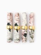 Набор салфеток с декоративными кольцами Этель «Пионы» 40×40 см - 4 шт., 100% хл, саржа - Фото 3