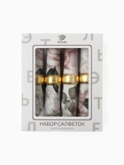 Набор салфеток с декоративными кольцами Этель «Пионы» 40×40 см - 4 шт., 100% хл, саржа - Фото 4