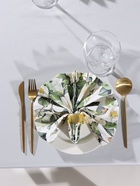 Набор салфеток с декоративными кольцами «Этель» Camellia, 40×40 см - 2 шт., 100% хлопок, саржа - Фото 1