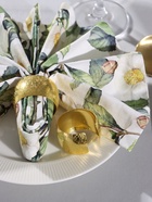 Набор салфеток с декоративными кольцами «Этель» Camellia, 40×40 см - 2 шт., 100% хлопок, саржа - Фото 2