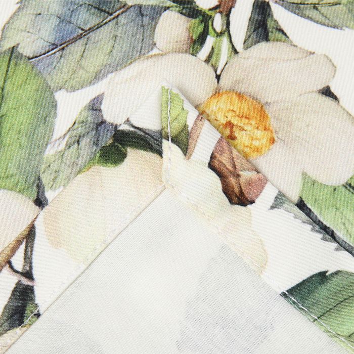 Набор салфеток с декорат. кольцами Этель Camellia 40х40 см - 2 шт, 100% хлопок, саржа - фото 1928049602