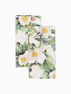 Набор салфеток с декоративными кольцами «Этель» Camellia, 40×40 см - 2 шт., 100% хлопок, саржа - Фото 6