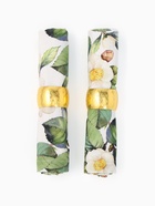 Набор салфеток с декоративными кольцами «Этель» Camellia, 40×40 см - 2 шт., 100% хлопок, саржа - Фото 7