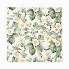 Набор салфеток с декоративными кольцами «Этель» Camellia, 40×40 см - 4 шт., 100% хлопок, саржа - Фото 3