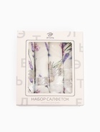 Набор салфеток с декоративными кольцами «Этель» Lavender, 40×40 см - 4 шт., 100% хлопок, саржа - Фото 14