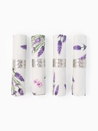 Набор салфеток с декоративными кольцами «Этель» Lavender, 40×40 см - 4 шт., 100% хлопок, саржа - Фото 7