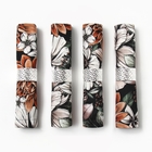 Набор салфеток с декоративными кольцами «Этель» Meadow flower, 40×40 см - 4 шт., 100% хлопок, саржа - Фото 3