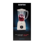 Блендер Centek CT-1348, стационарный, 600 Вт, 1.5 л, 2 скорости, импульсивный режим, бежевый 9409999 - фото 56275