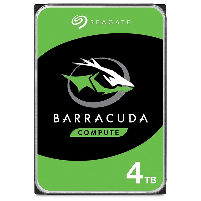 Жесткий диск Seagate SATA-III, 4Tb, ST4000DM004 Barracuda, 5400rpm, 256Mb, 3.5" - Фото 1