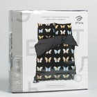 Постельное бельё  "Этель" дуэт Butterfly dance 143х215 см - 2 шт, 220х240 см, 70х70 см -2 шт, поплин - фото 805310650