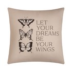 Наволочка декоративная «Этель» Butterfly dance (вид 1), 40×40 см, хлопок 100% - Фото 1