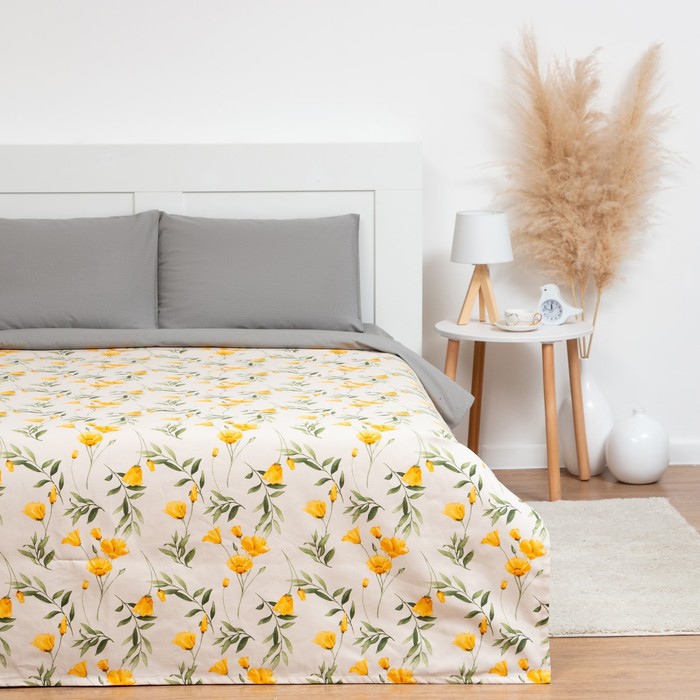 Покрывало 2-спальное «Этель» Maquis, 180×215 см, 100% хлопок - Фото 1