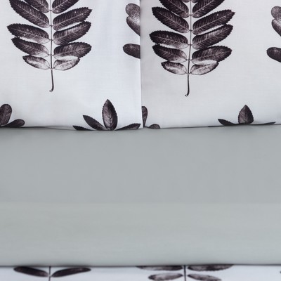 Постельное бельё 1.5-спальное «Этель» Natural print, мако-сатин
