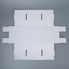 Коробка подарочная складная, упаковка, «Белая», 16.6 х 15.5 х 15.3 см (комплект 5 шт) - фото 21935146