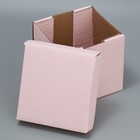 Коробка подарочная складная, упаковка, «Розовая», 16.6 х 15.5 х 15.3 см - Фото 2