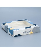 Кондитерская упаковка, коробка с ламинацией «Present», 20 х 20 х 4 см - Фото 2