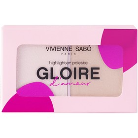 Палетка хайлайтеров Vivienne Sabo Gloire d'amour, тон 01